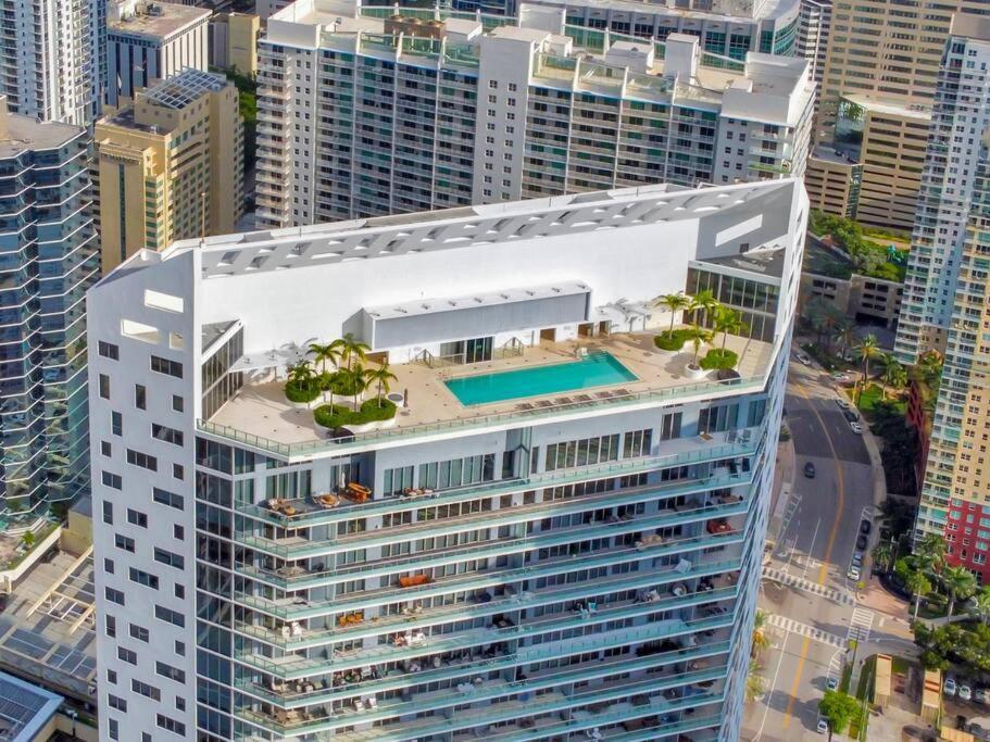 Lovely Upscale Condo Gorgeous View 2Bd 2Bath In Brickell Miami Bagian luar foto