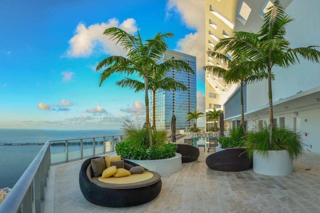 Lovely Upscale Condo Gorgeous View 2Bd 2Bath In Brickell Miami Bagian luar foto